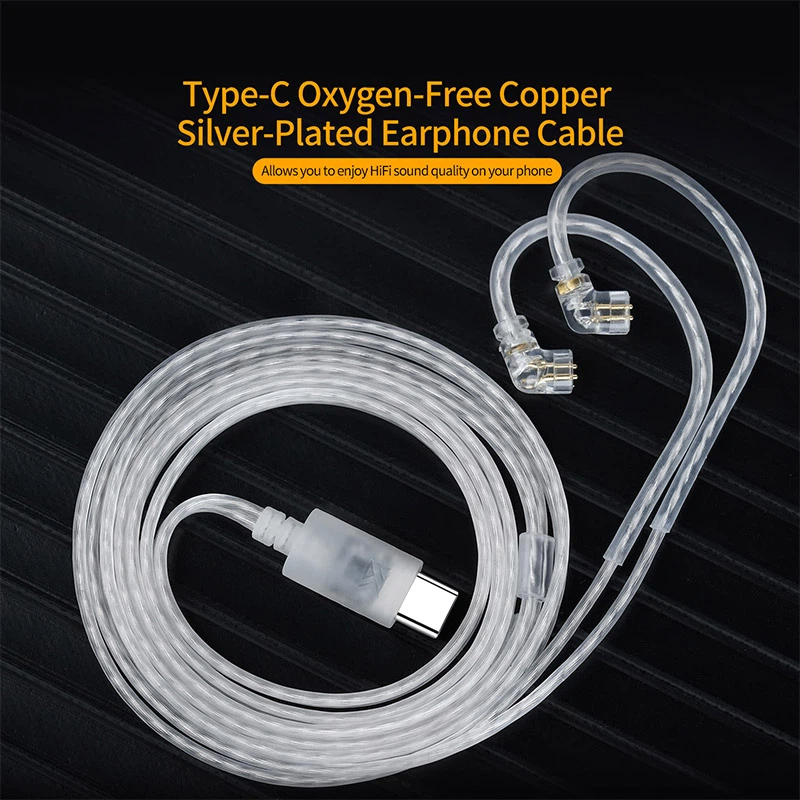 Wired Earphone Mic - كابل سماعات KZ من نوع OFC