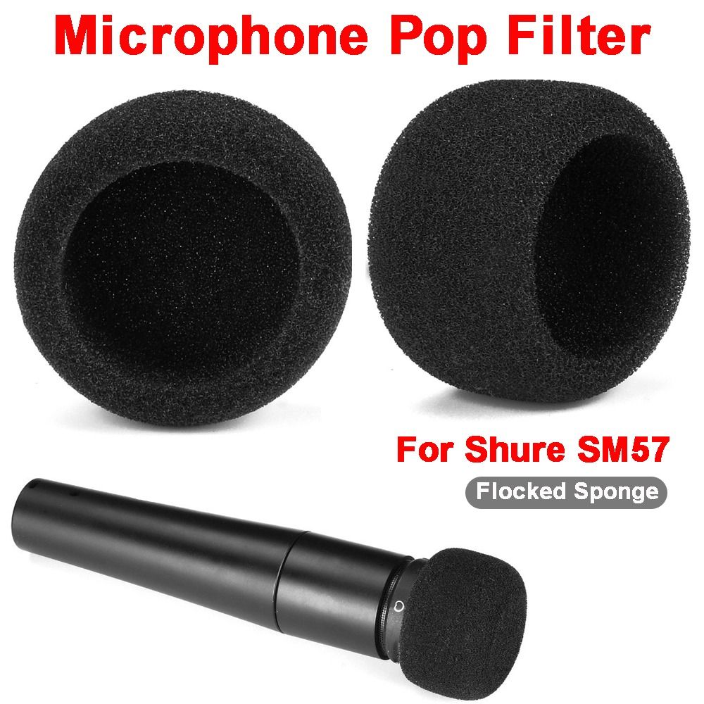 Shure Mic Mv7 - غطاء ميكروفون بديل من الإسفنج المخملي