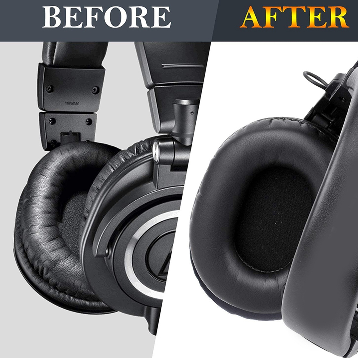 Audio Technica Headphone Ath-M20X - وسائد أذن بديلة AED6-M50X متوافقة مع