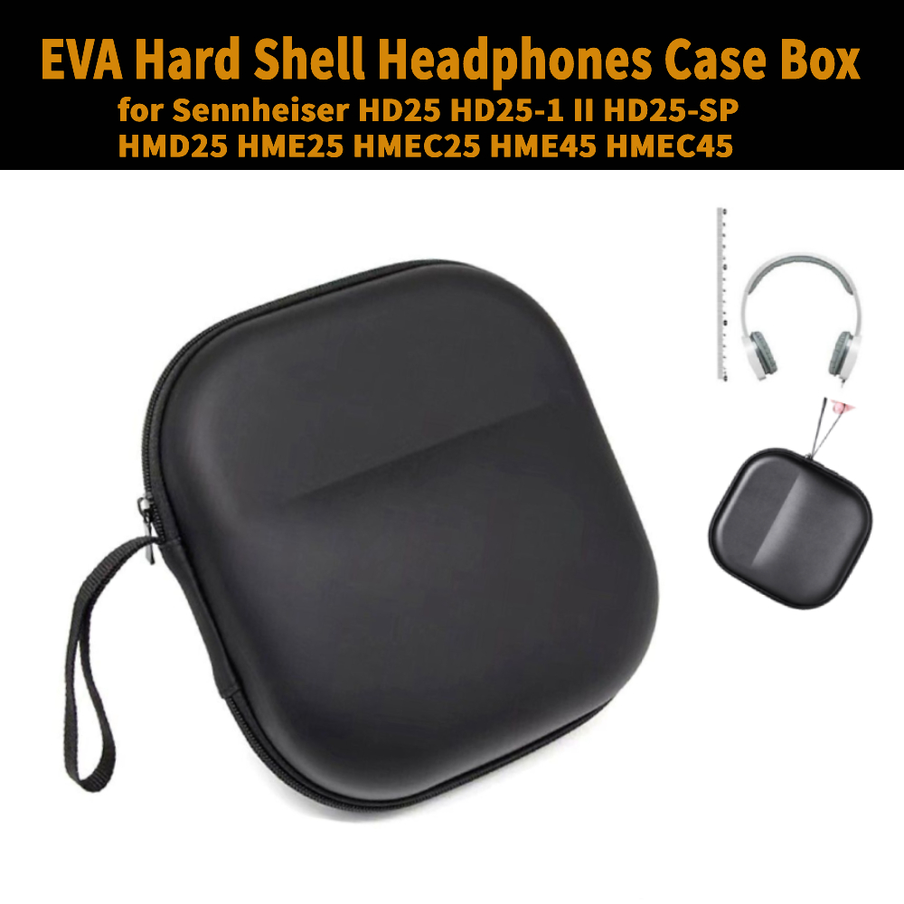 Sennheiser Headphone Hd 25 - حقيبة تخزين سماعات الأذن EVA صلبة