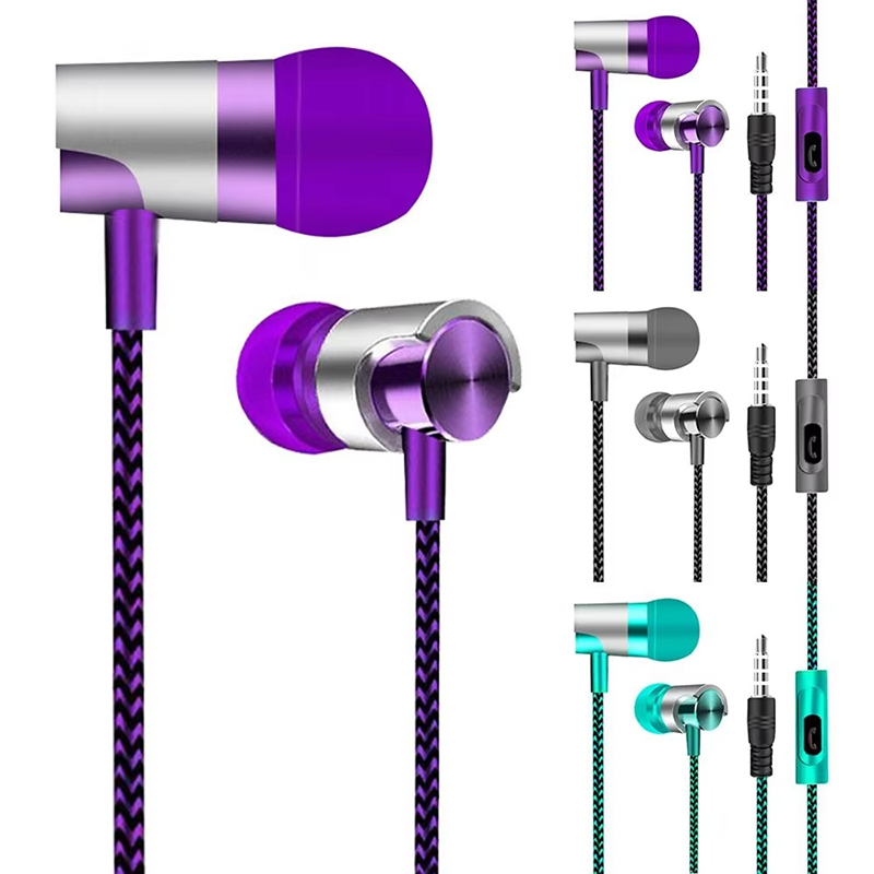 Wired Earphone Mic - 9D ستيريو سماعات أذن سلكية باس