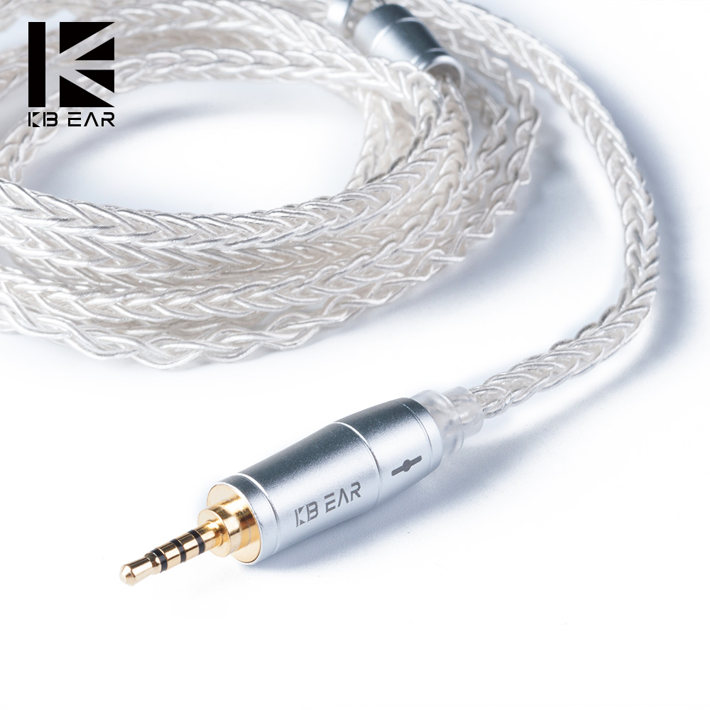 In Ear Monitor Iem - KBEAR 8 Core ترقية الفضة السلكية