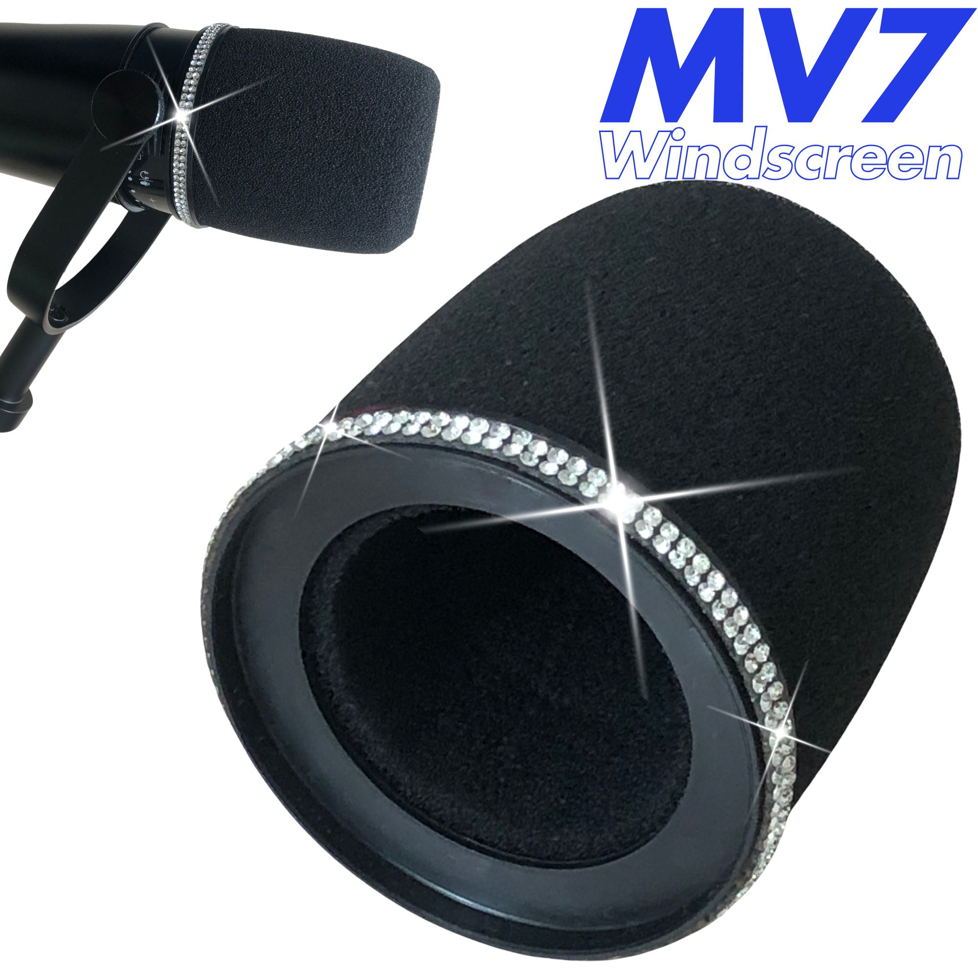 Shure Mic Mv7 - فلتر صوت بوب شاينينج MV7 لميكروفونات