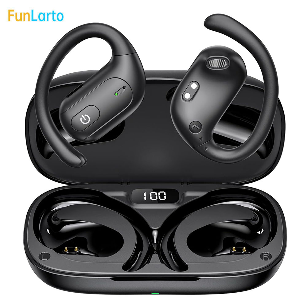Sports Earphone Hook - سماعات أذن لاسلكية للجري مفتوحة الأذن،