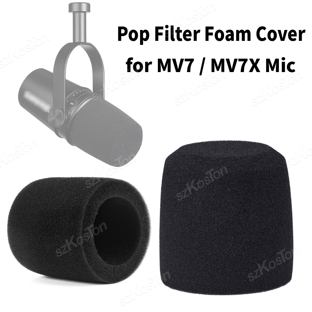غطاء واقي من الإسفنج الماص للص - مراجعة Shure Mic Mv7 وسعره