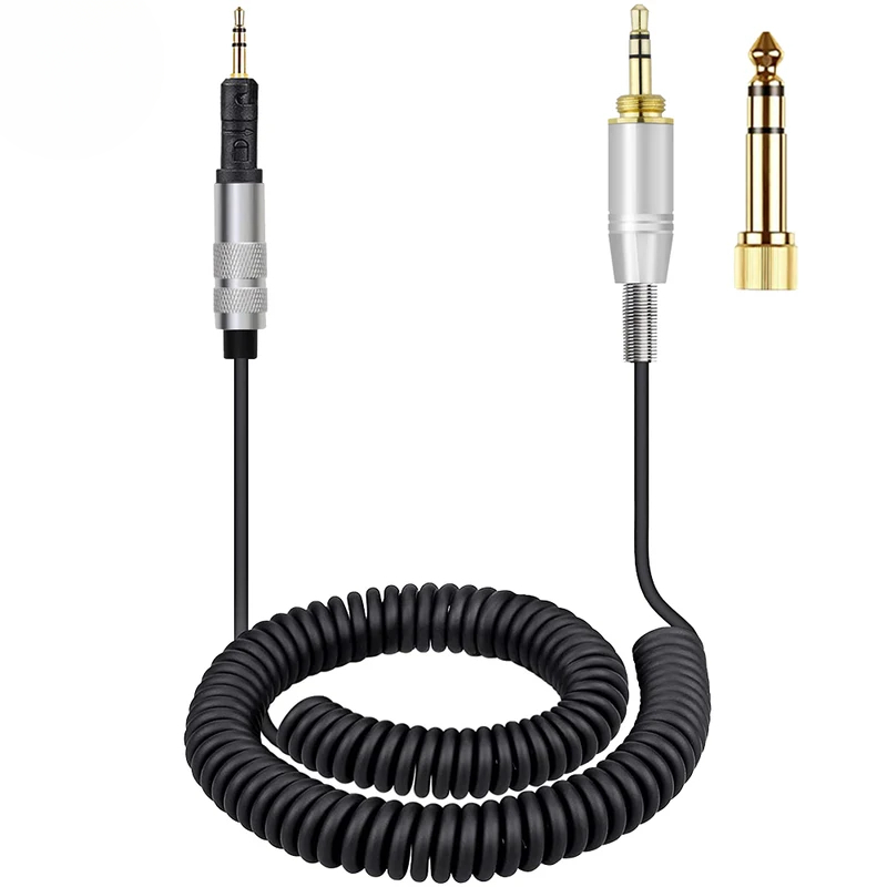 كابل صوتي حلزوني مطور بديل لسم - مراجعة Sennheiser Headphone Hd 560S وسعره