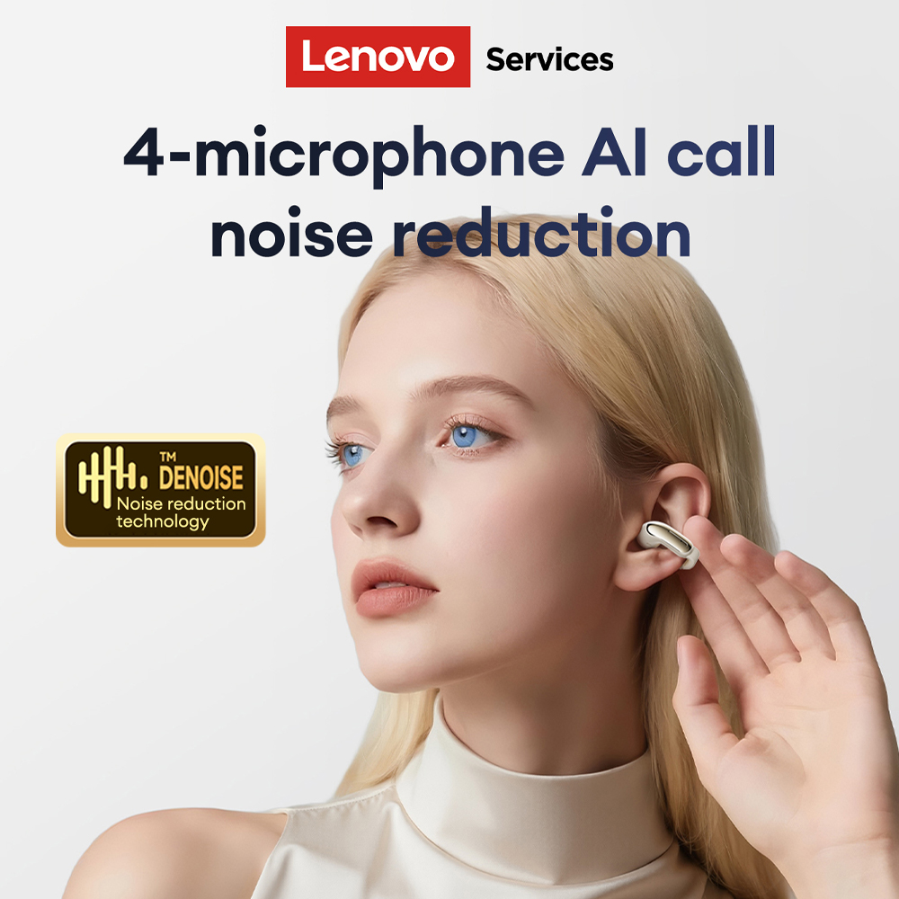 لينوفو LES-108 العظام التوصيل  - مراجعة Wireless Earbuds Tws وسعره