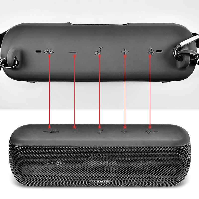 حافظة من السيليكون لمكبر صوت A - مراجعة Anker Speaker Soundcore Motion+ وسعره