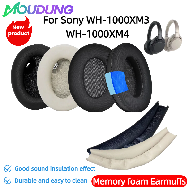 MOUDUNG استبدال وسادات الأذن ع - مراجعة Sony Headphone Wh-1000Xm4 وسعره