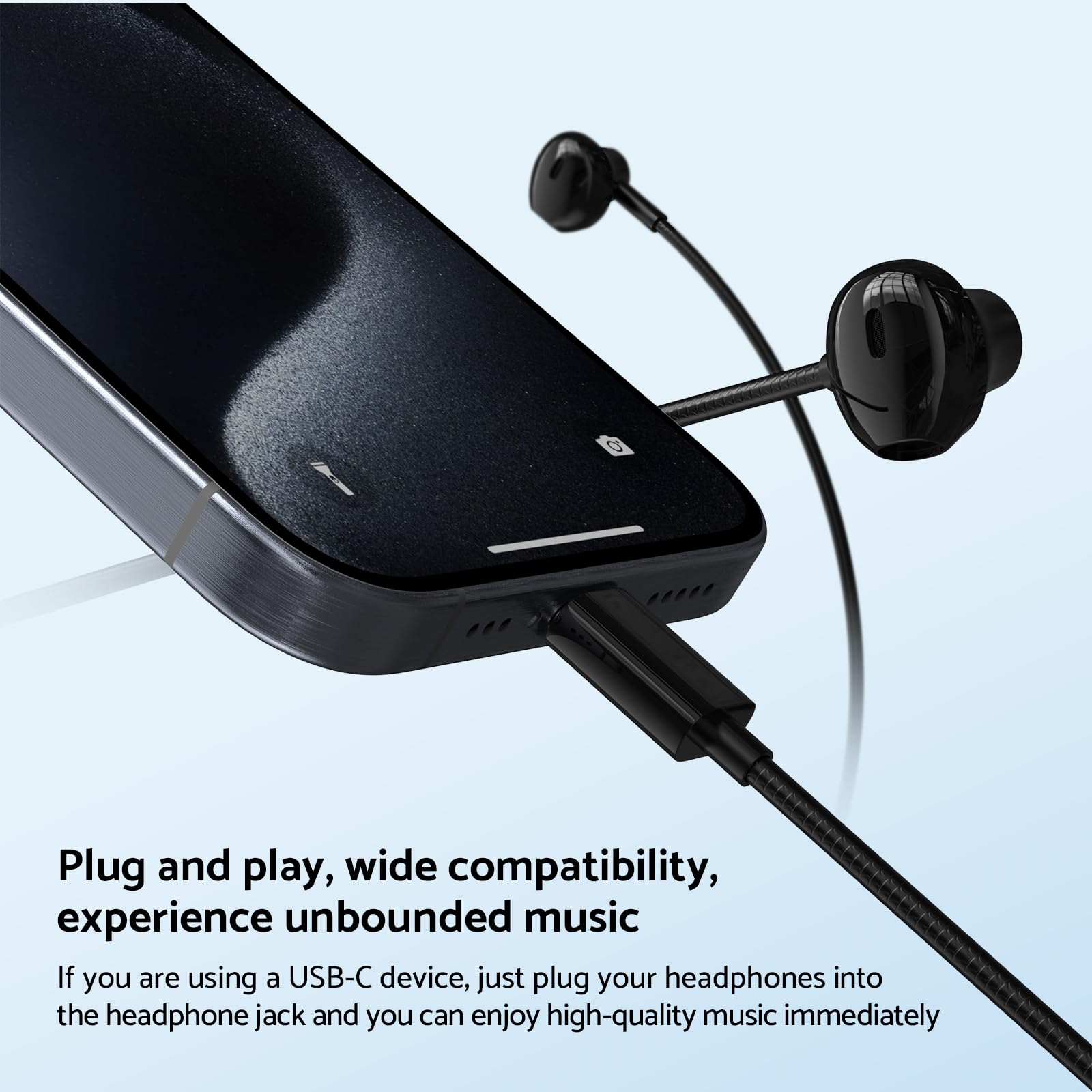 نوع C 3.5 مللي متر HIFI ستيريو - مراجعة Wired Earphone Mic وسعره