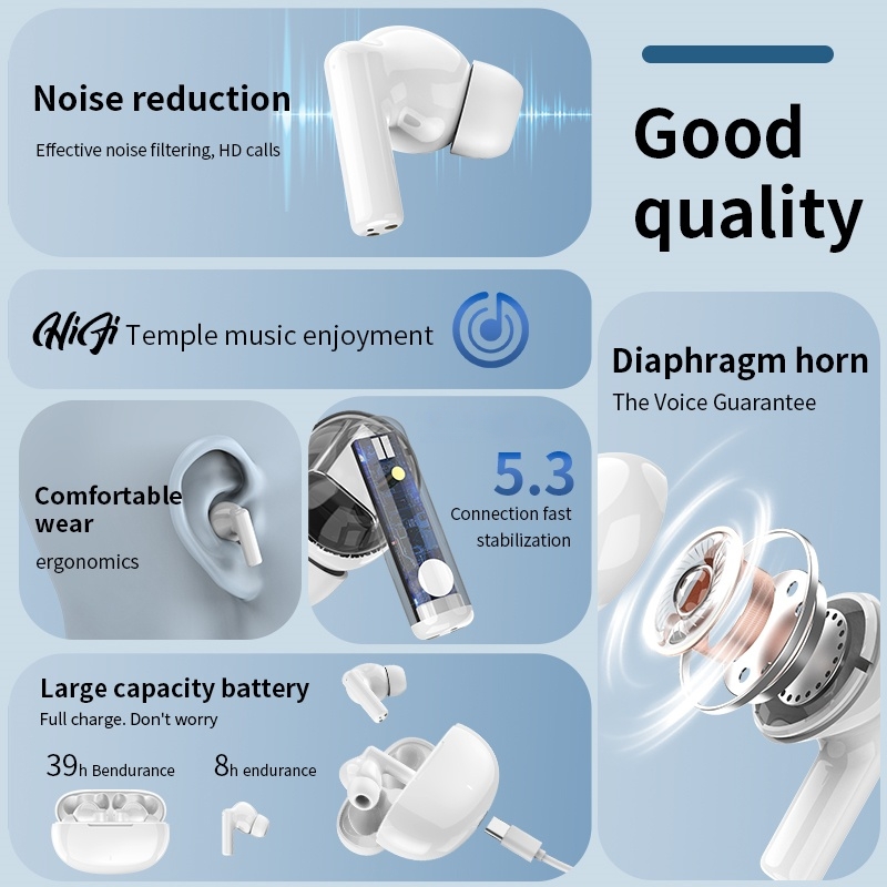 سماعة بلوتوث لاسلكية جديدة TWS - مراجعة Bluetooth Headset On Ear وسعره