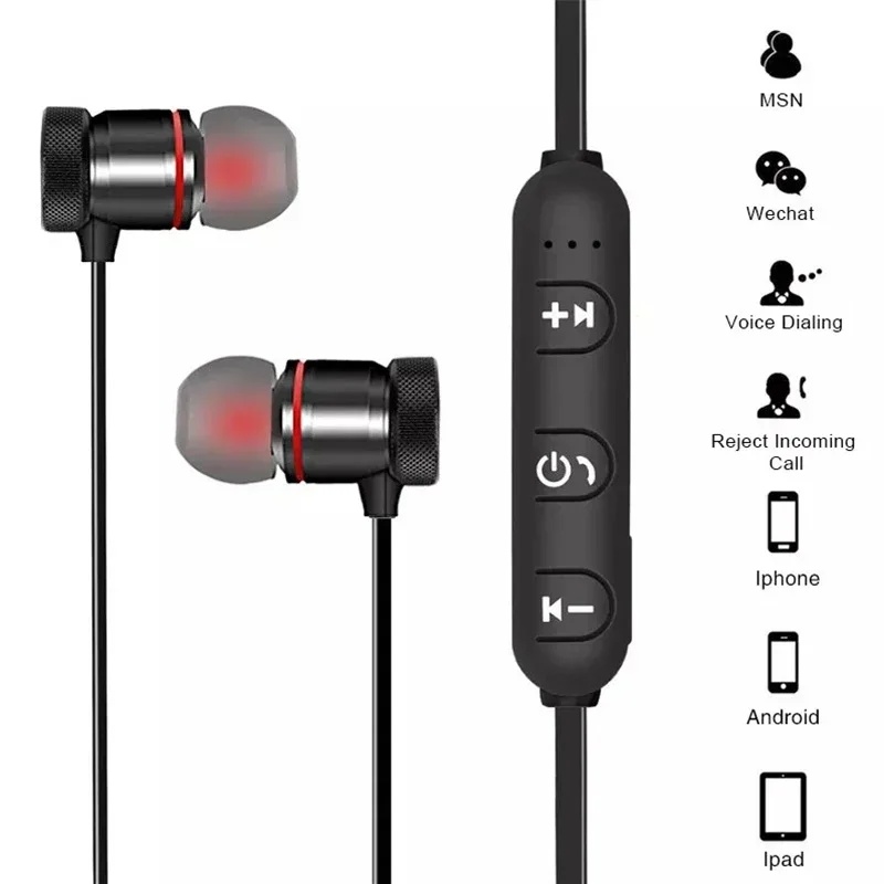 1-4 قطع سماعات بلوتوث لاسلكية  - مراجعة Bluetooth Headset On Ear وسعره