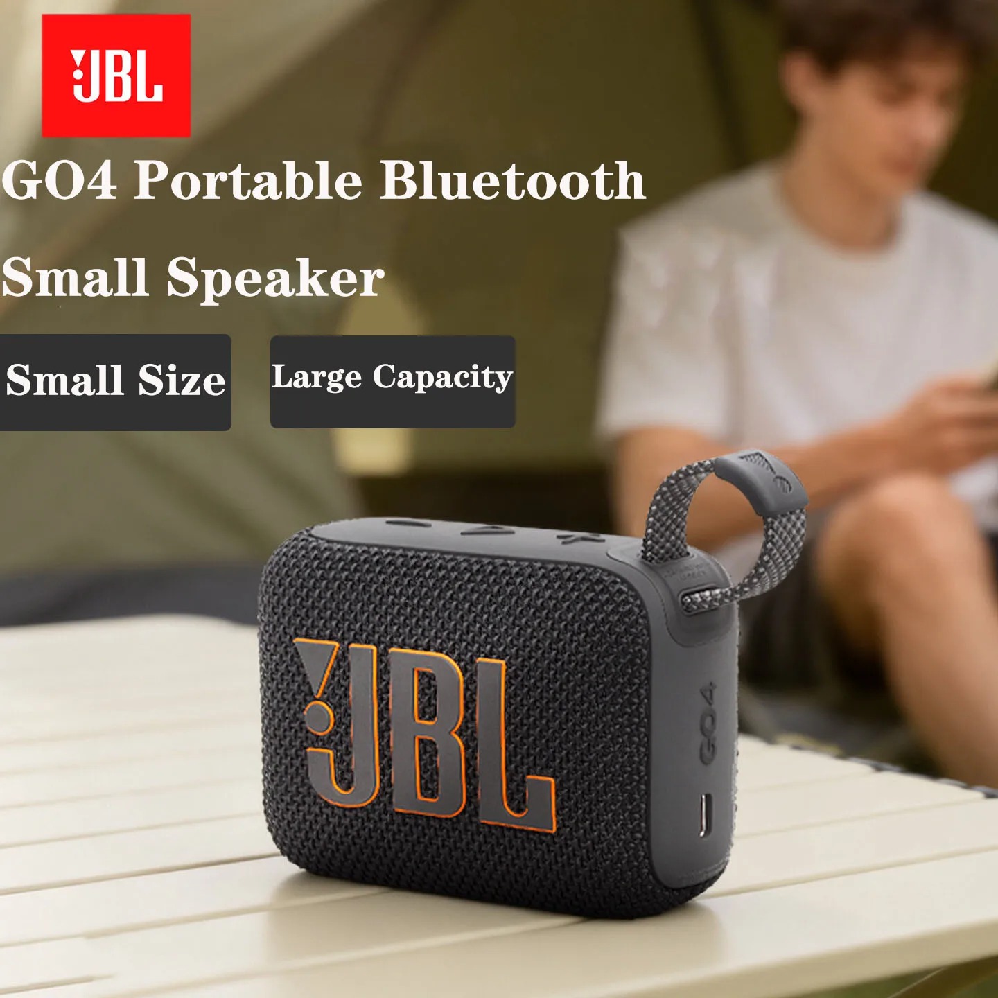 مكبر صوت JBL GO4 محمول لاسلكي  - مراجعة Jbl Speaker Go 4 وسعره