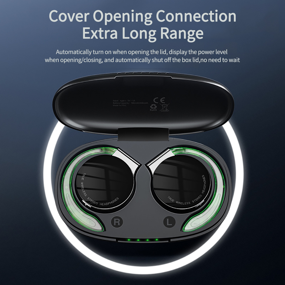 F2 TWS سماعة بلوتوث لاسلكية عل - مراجعة Sports Earphone Hook وسعره