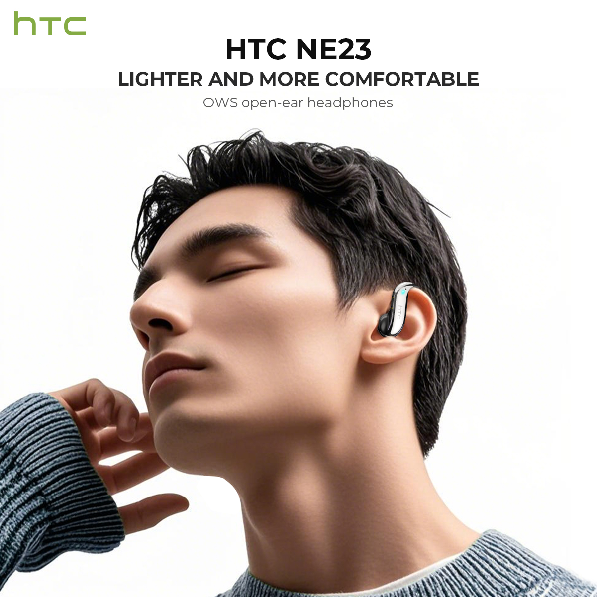 سماعات بلوتوث مفتوحة الأذن HTC - مراجعة Noise Cancelling Headphone وسعره