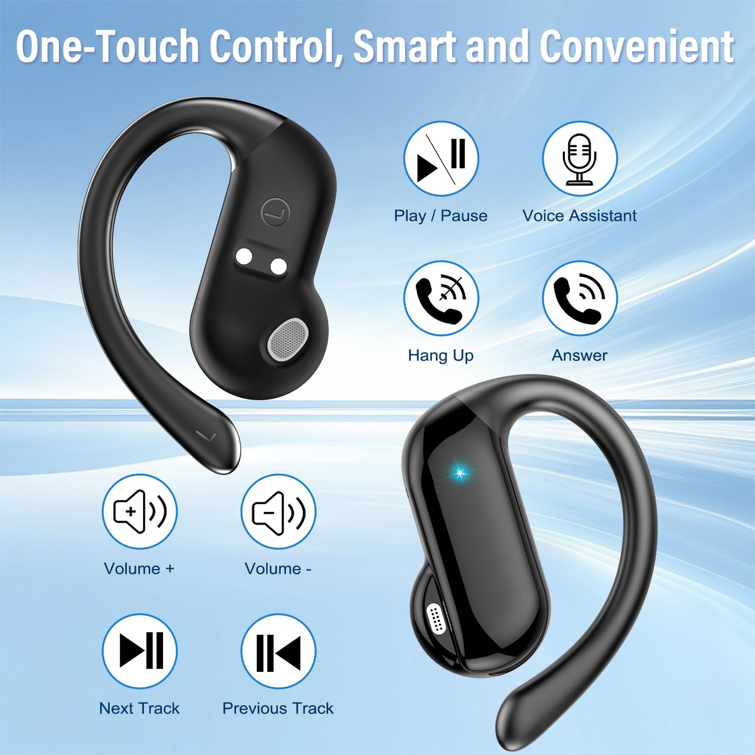 سماعات أذن مفتوحة 2026 بتقنية  - مراجعة Sports Earphone Hook وسعره