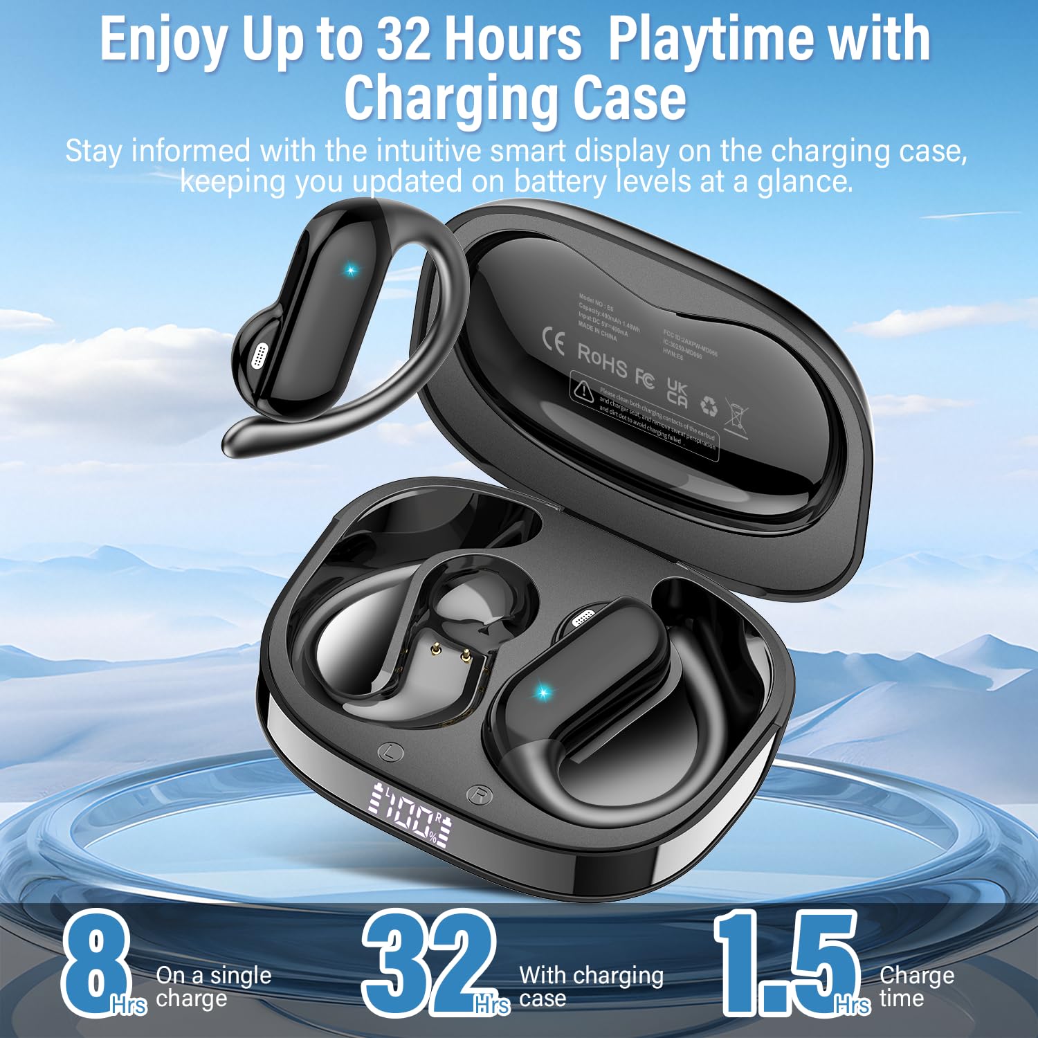 سماعات أذن مفتوحة 2026 بتقنية  - مراجعة Sports Earphone Hook وسعره