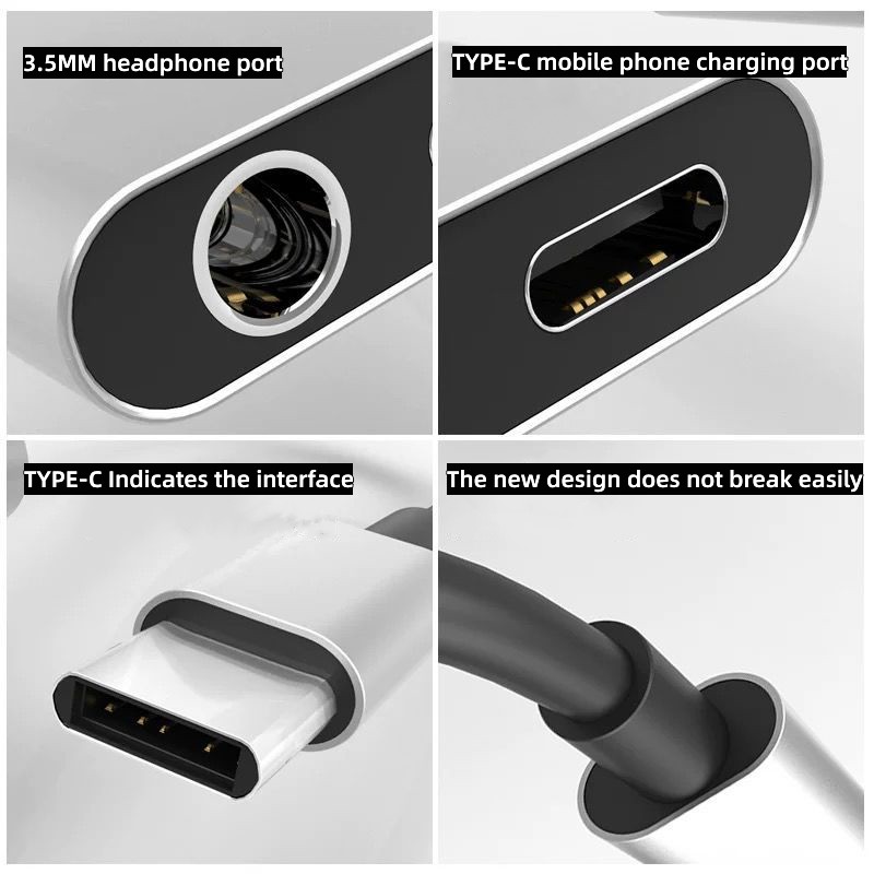 محول صوت من النوع C إلى ، محول - مراجعة Audiophile Headphone Wired وسعره