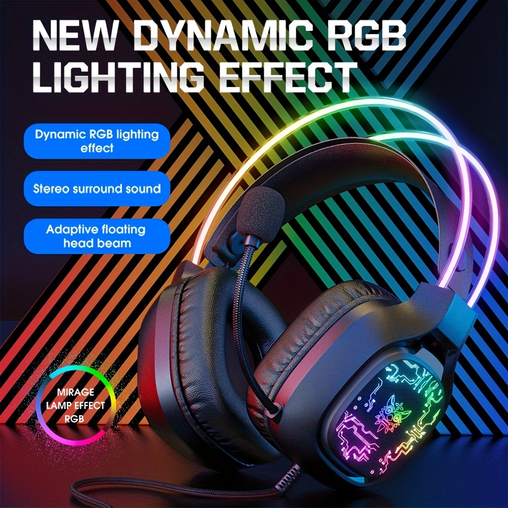 ONIKUMA-X22 سماعة الألعاب مع م - مراجعة Gaming Headset Rgb وسعره