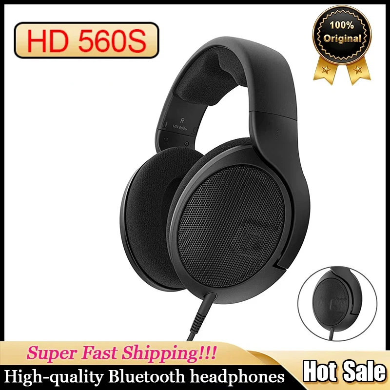 سماعات الرأس الأصلية Sennheise - مراجعة Sennheiser Headphone Hd 560S وسعره