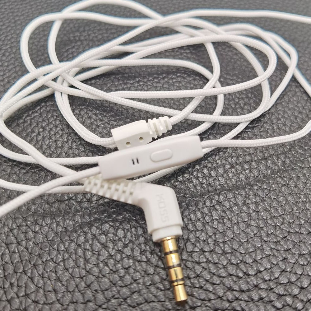 إصلاح كابل سماعة الرأس ل KOSS  - مراجعة Wired Earphone Mic وسعره