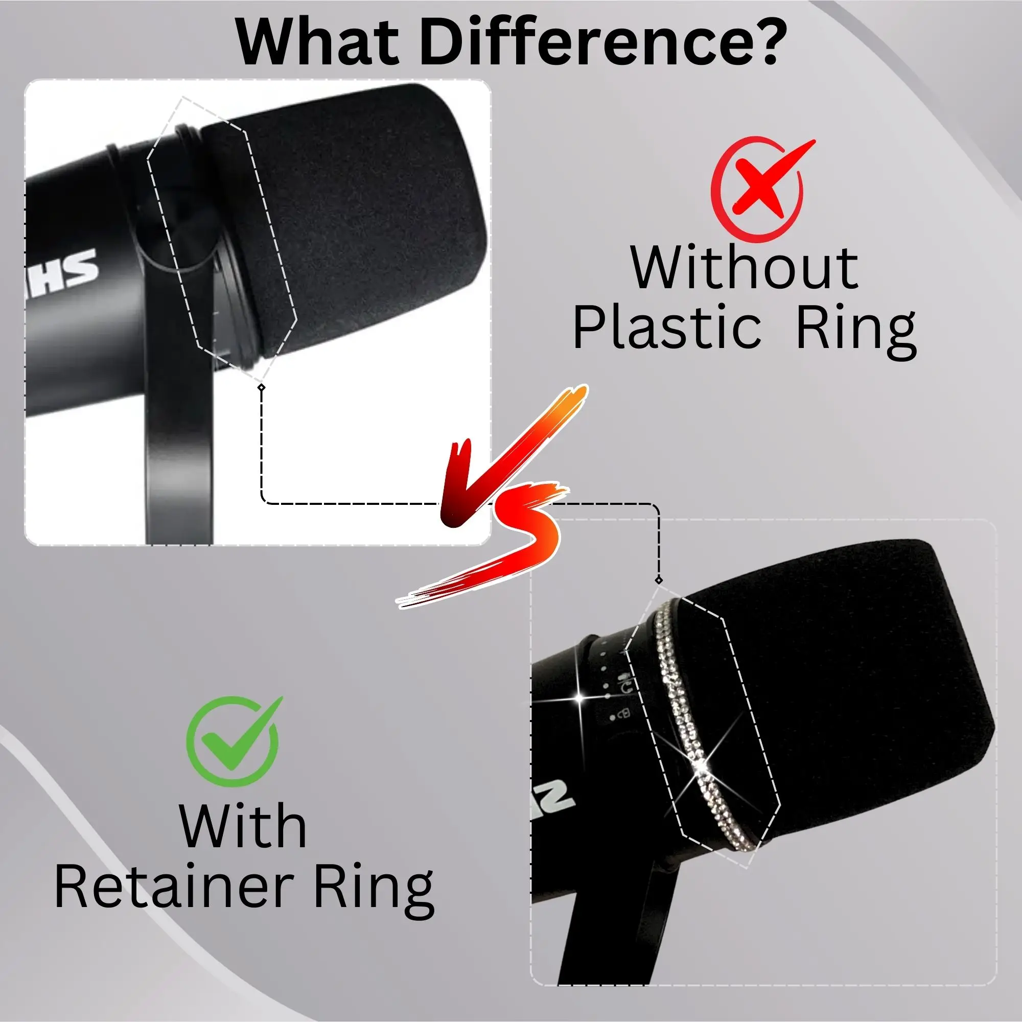 فلتر بوب رغوي MV7 سباركلي لـ S - مراجعة Shure Mic Mv7 وسعره