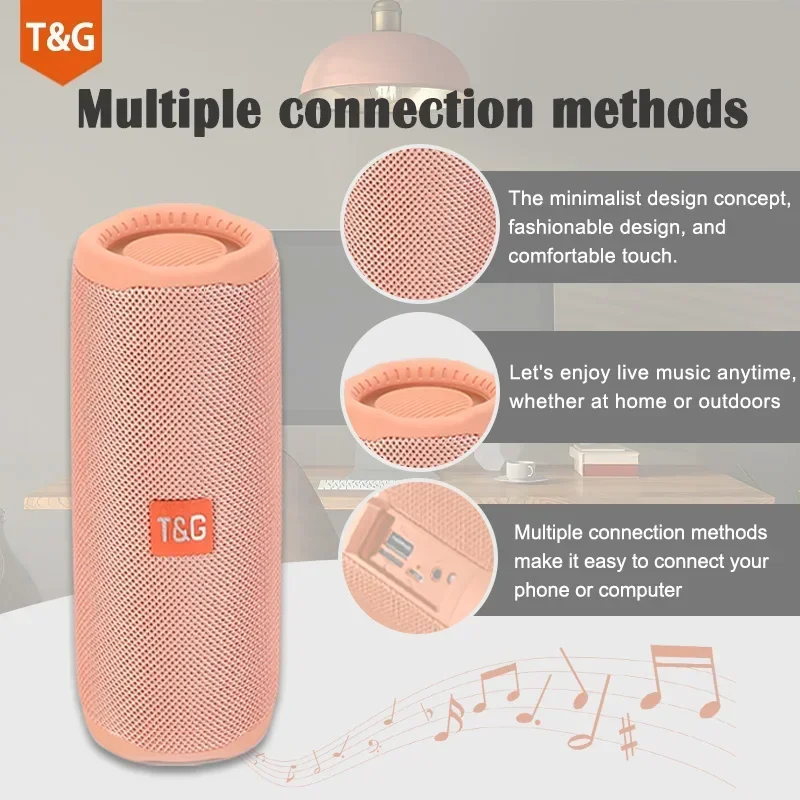 مكبر صوت بلوتوث محمول T&G TG36 - مراجعة Jbl Speaker Flip 6 وسعره