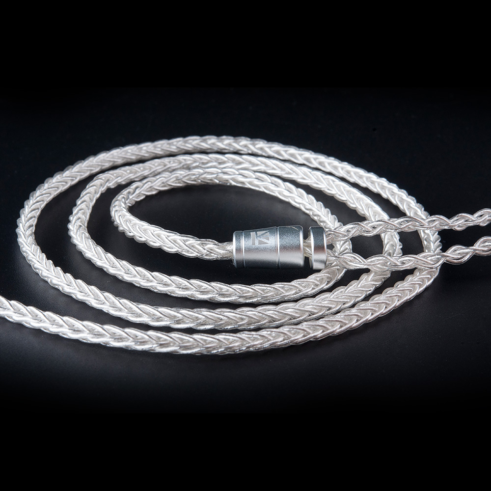 KBEAR 8 Core ترقية الفضة السلك - مراجعة In Ear Monitor Iem وسعره