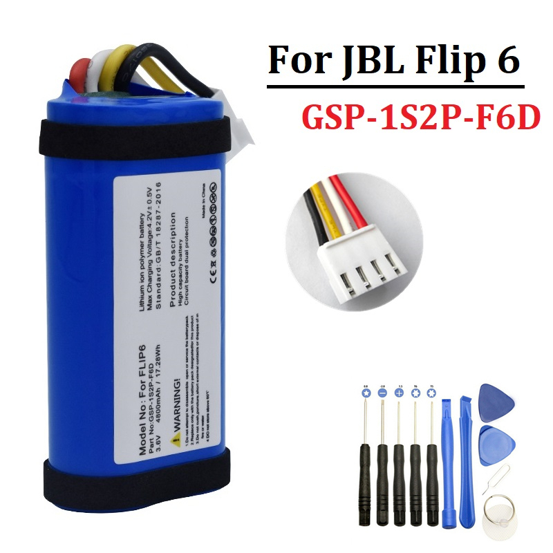4800mAh بطارية ل JBL Flip 6 Fl - مراجعة Jbl Speaker Flip 6 وسعره
